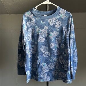 Maternity Blue Sweatshirt